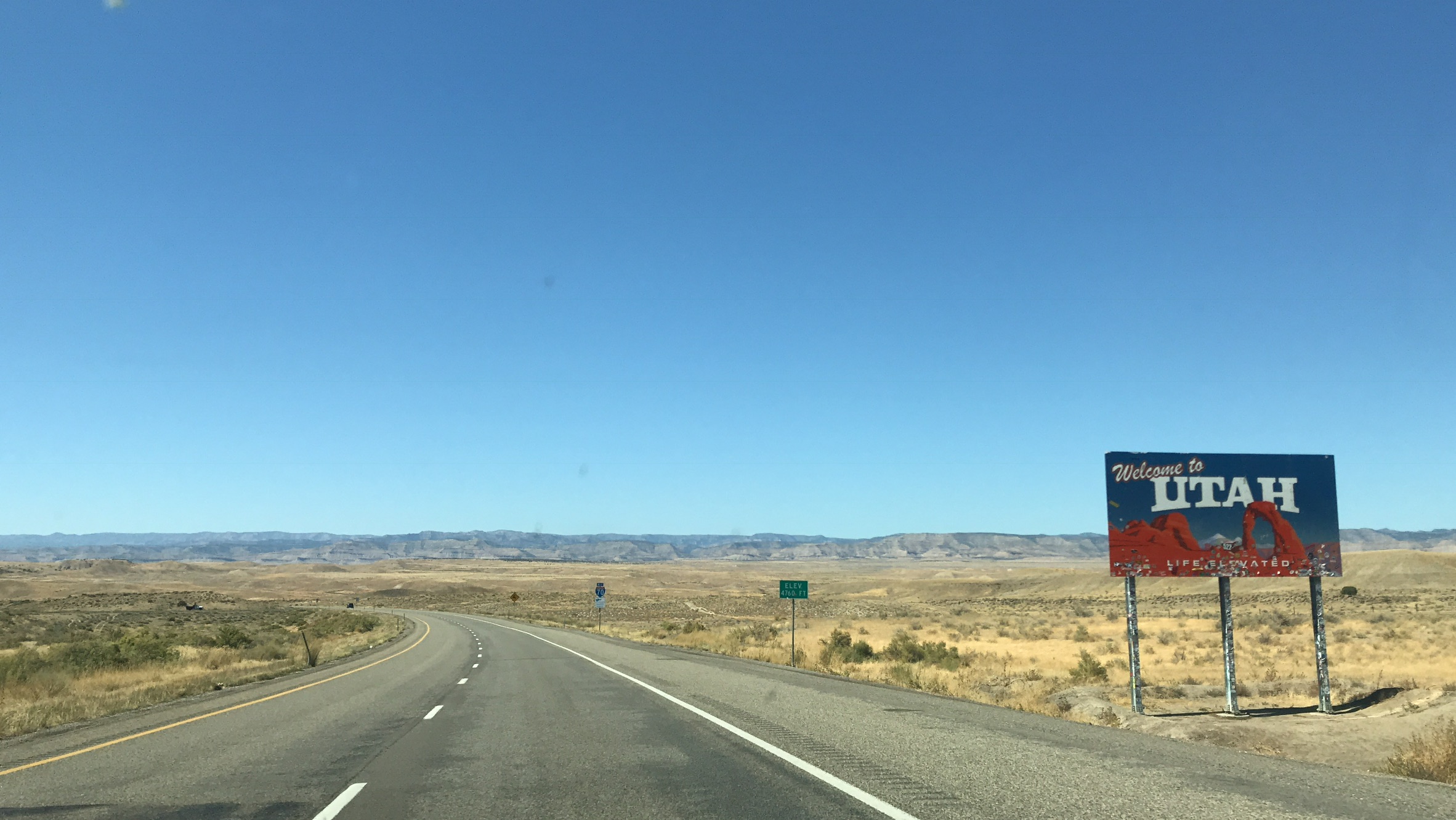 Utah State Sign