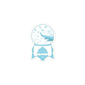 Magical Eras Snow Globe Sticker