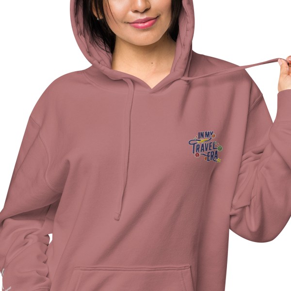 In My Travel Era Vintage Pigment-dyed Hoodie - Image 5
